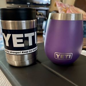 Yeti Colster Can and Wine Tumbler